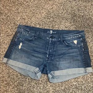 7 for all Mankind Jean shorts